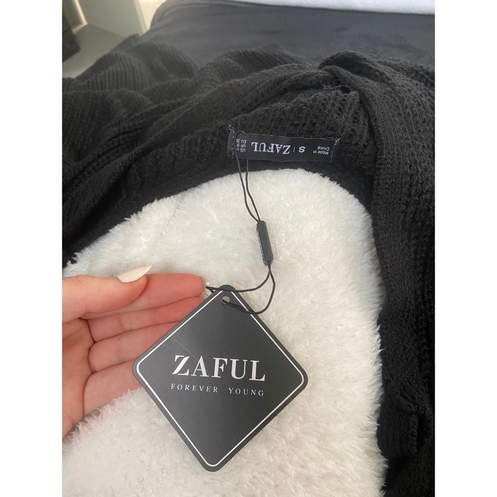ZAFUL Black Knit Sweater, NEVER WORN